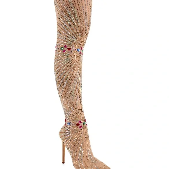 Stiletto Over The Knee Boots - Picture 2 of 3